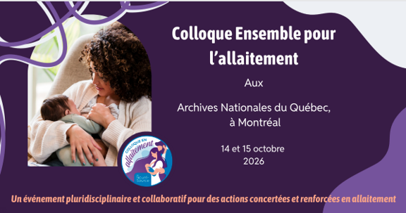 Colloque Ensemble pour l’allaitement 2026