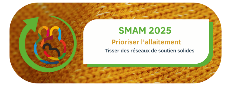 Bandeau de la SMAM 2025 Tisser des réseaux de soutien solides